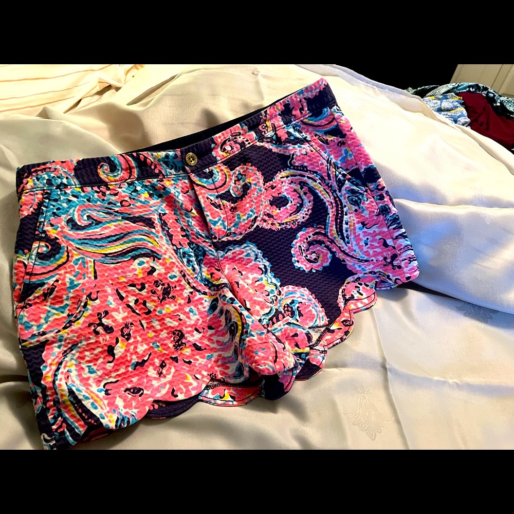 Lilly Pulitzer shorts buttercup hem shorts